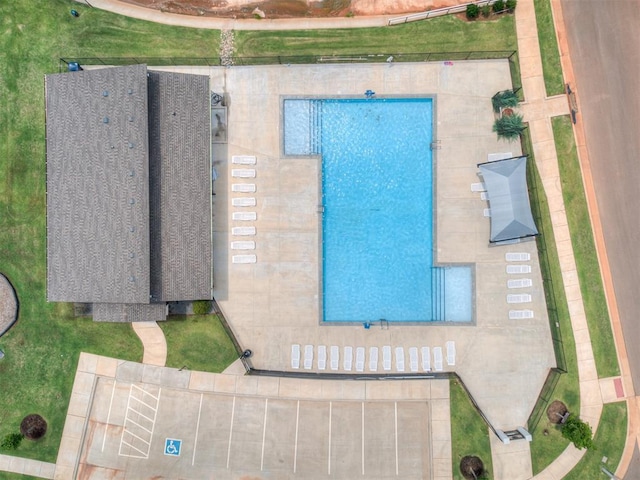 drone / aerial view