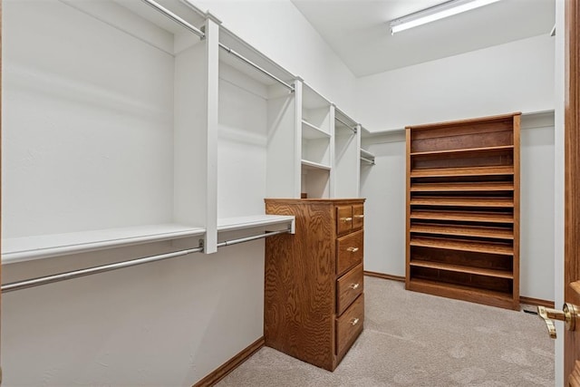 12700 Jabez Rd, Edmond, OK 73013 - walk in closet featuring light colored carpet