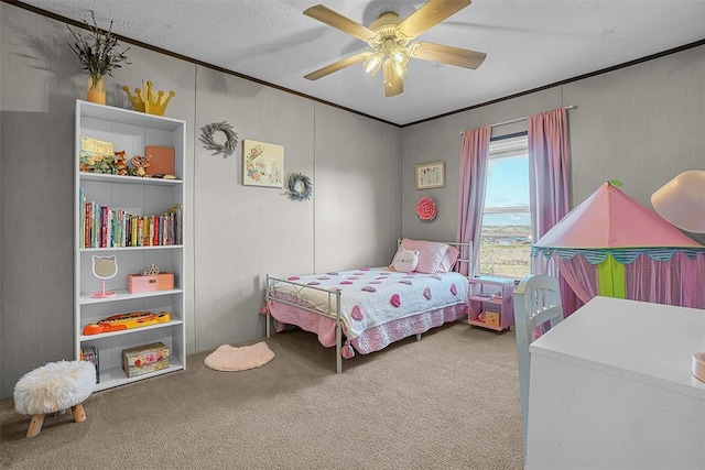 10284 N 2128, Foss, OK 73647 - bedroom with carpet floors and a ceiling fan