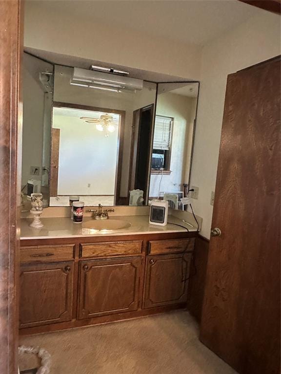 1721 E Ridgeview Ter, Mustang, OK 73064 - bathroom featuring vanity