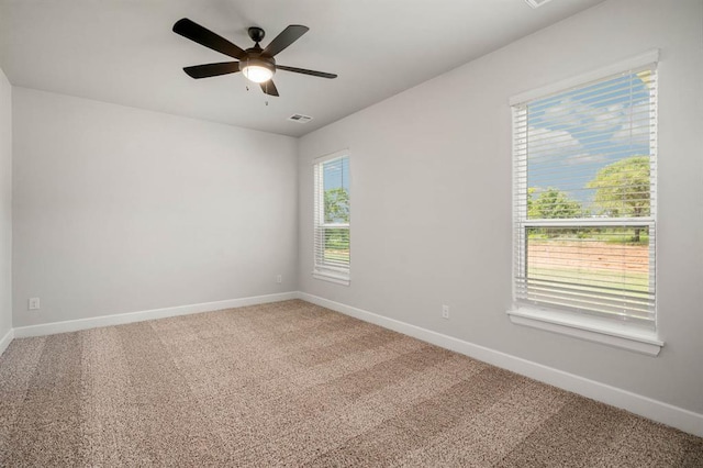 2375 Clubhouse Dr, Blanchard, OK 73010 - spare room featuring baseboards, carpet flooring, and a wealth of natural light