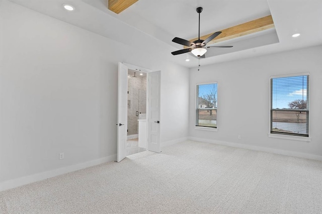 2217 Winter Creek Blvd, Blanchard, OK 73010 - unfurnished bedroom featuring carpet floors, multiple windows, baseboards, and recessed lighting