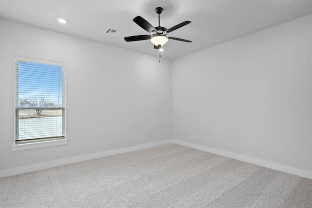2217 Winter Creek Blvd, Blanchard, OK 73010 - unfurnished room featuring baseboards, carpet, and visible vents