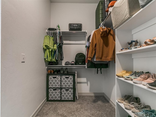11021 SW 35th Ter, Yukon, OK 73099 - spacious closet featuring carpet flooring