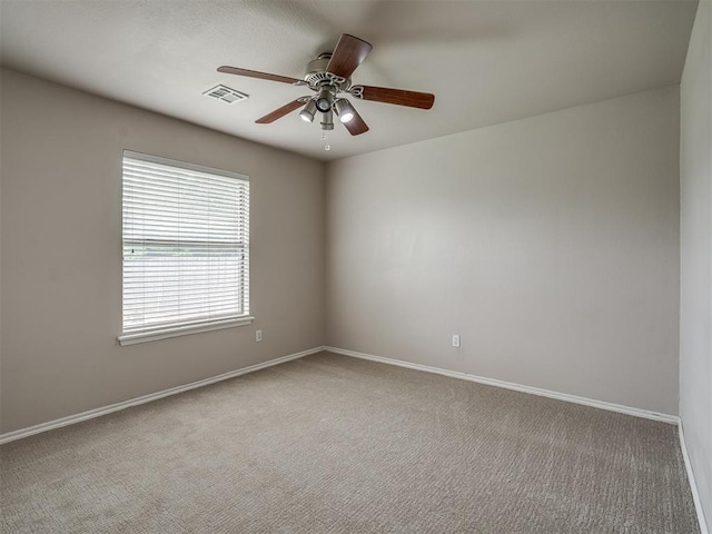 10812 S Miller Ave, Oklahoma City, OK 73170 - carpeted empty room featuring a ceiling fan and baseboards