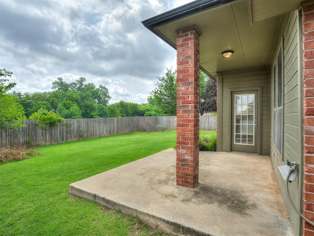 10812 S Miller Ave, Oklahoma City, OK 73170 - view of yard featuring a patio area
