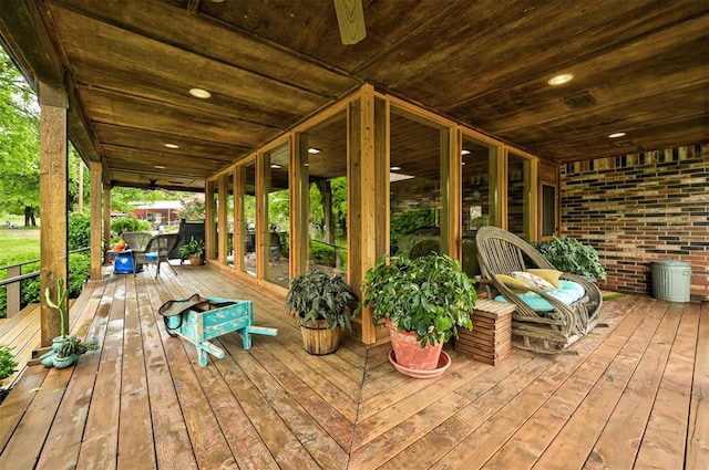 view of deck