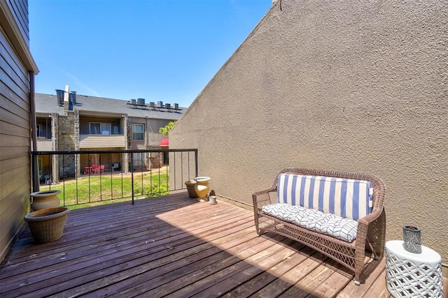 6000 N Pennsylvania Ave Unit 59, Oklahoma City, OK 73112 - view of wooden terrace
