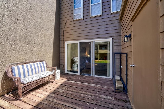 6000 N Pennsylvania Ave Unit 59, Oklahoma City, OK 73112 - view of wooden deck
