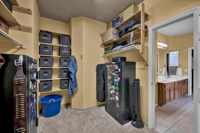 view of storage