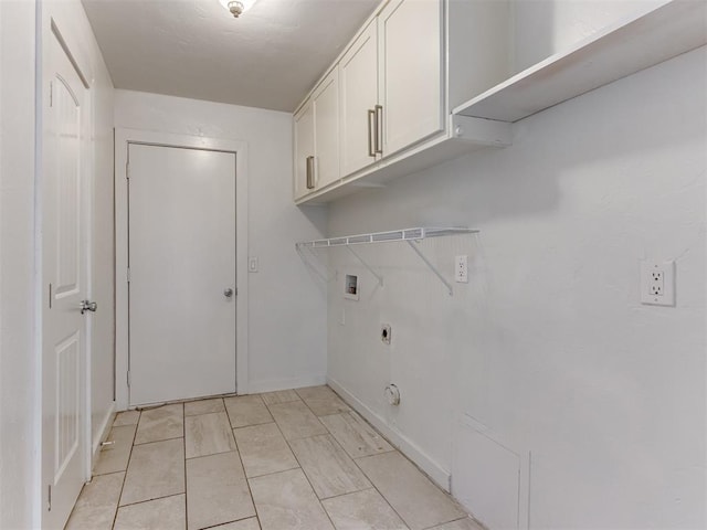 3233 Hickory Stick Rd, Oklahoma City, OK 73120 - washroom featuring cabinet space, washer hookup, and hookup for an electric dryer