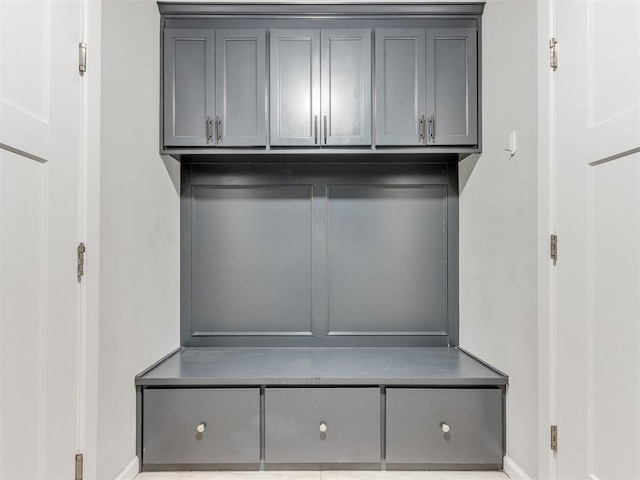 mudroom featuring baseboards