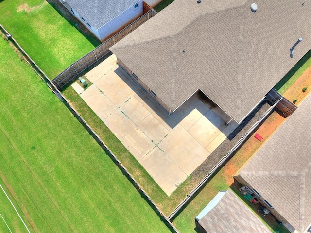 12929 NW 4th St, Yukon, OK 73099 - view from above of property