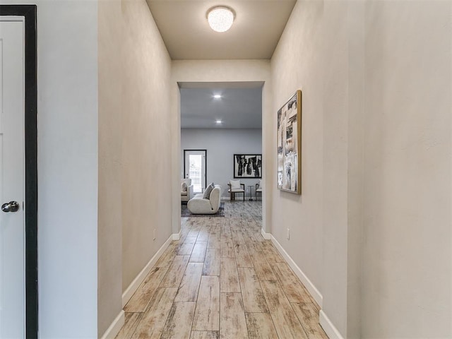 12929 NW 4th St, Yukon, OK 73099 - hall with light wood finished floors and baseboards