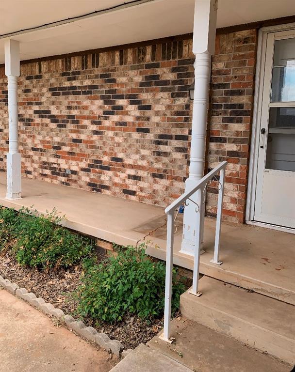 310 Walter Way, Anadarko, OK 73005 - details featuring brick siding