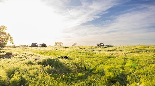 view of nature featuring a rural view