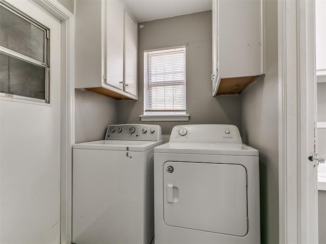 5416 S Independence Ave, Oklahoma City, OK 73119 - washroom with washing machine and dryer and cabinet space