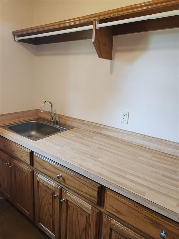 kitchen with a sink