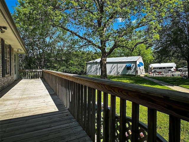 16296 N County Road 3264th Rd, Pauls Valley, OK 73075 - view of wooden deck