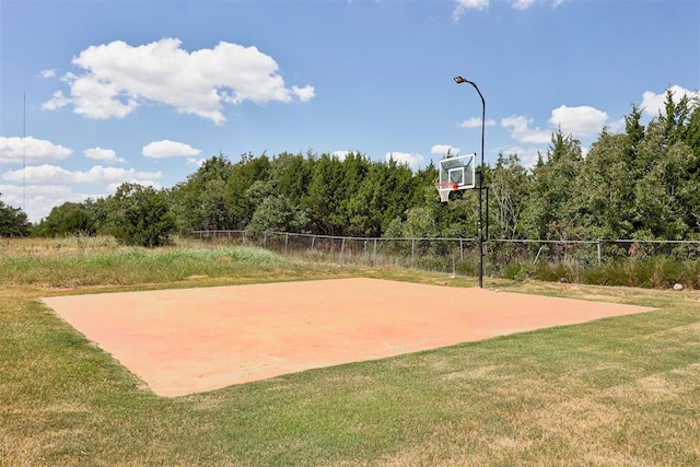10317 N Hassett Rd, Oklahoma City, OK 73131 - view of basketball court with community basketball court
