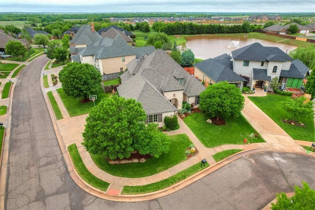 drone / aerial view featuring a residential view