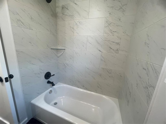5012 Misty Wood Ln, Mustang, OK 73064 - bathroom featuring bathing tub / shower combination