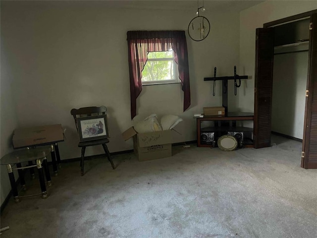 329131 E Lincoln St, Harrah, OK 73045 - unfurnished bedroom with carpet and baseboards