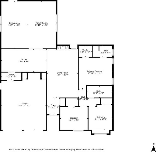 4113 Monica Dr, Del City, OK 73115 - property floor plan