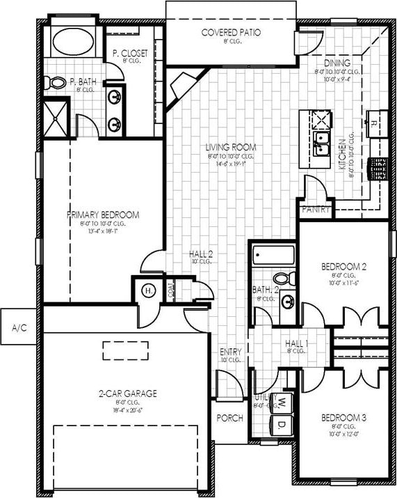 1005 Redwood Creek Dr, Yukon, OK 73099 - floor plan