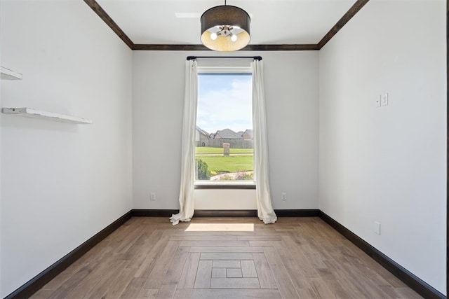1111 Colonial Ave, Tuttle, OK 73089 - empty room with crown molding and baseboards