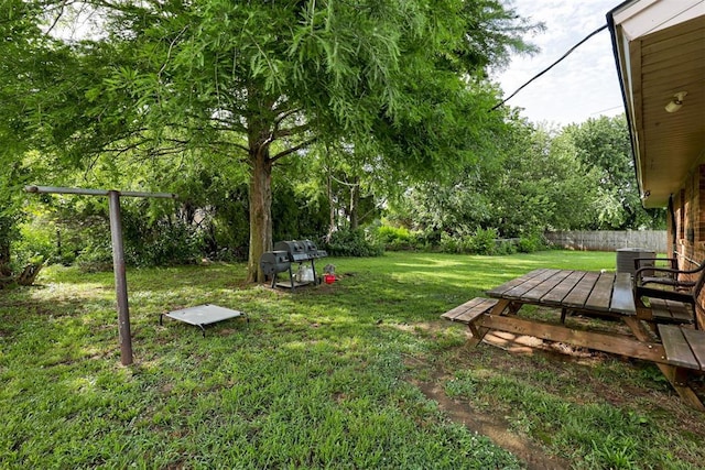 700 Redwood Dr, Noble, OK 73068 - view of fenced backyard