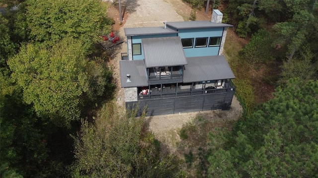 drone / aerial view