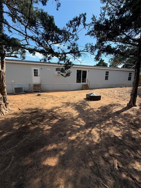 30738 NW Reno Rd, Hinton, OK 73047 - rear view of house featuring entry steps
