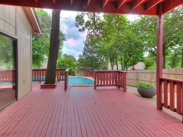 904 Carfax Rd, Edmond, OK 73034 - wooden deck with a storage shed