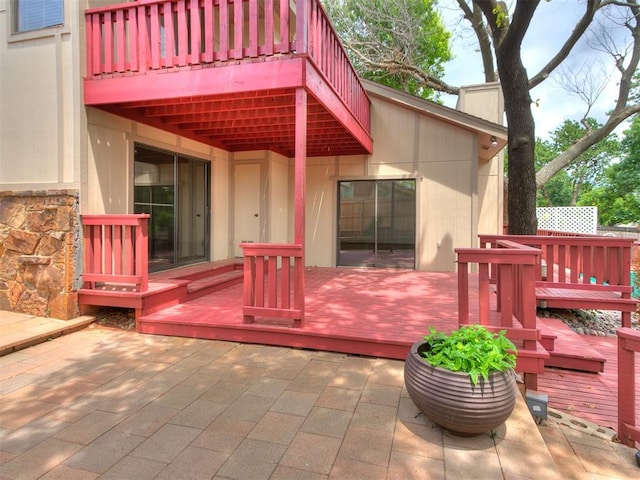 904 Carfax Rd, Edmond, OK 73034 - deck featuring a patio