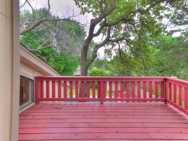 904 Carfax Rd, Edmond, OK 73034 - view of wooden deck