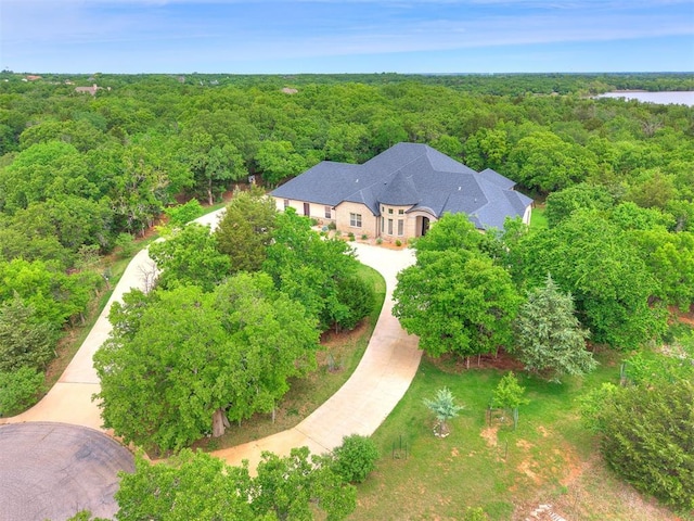 6209 Lakewood Ridge Rd, Edmond, OK 73013 - view of subject property with a forest