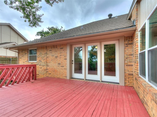 908 Carfax Rd, Edmond, OK 73034 - view of wooden terrace