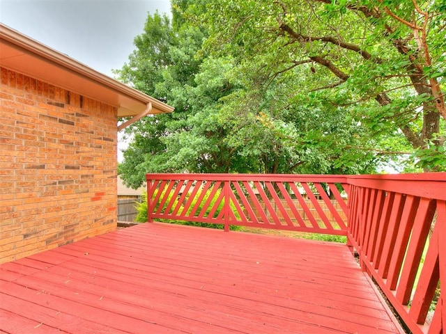 908 Carfax Rd, Edmond, OK 73034 - view of wooden terrace