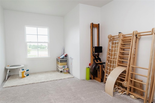 7310 S Brookwater Way, Stillwater, OK 74074 - recreation room featuring carpet floors