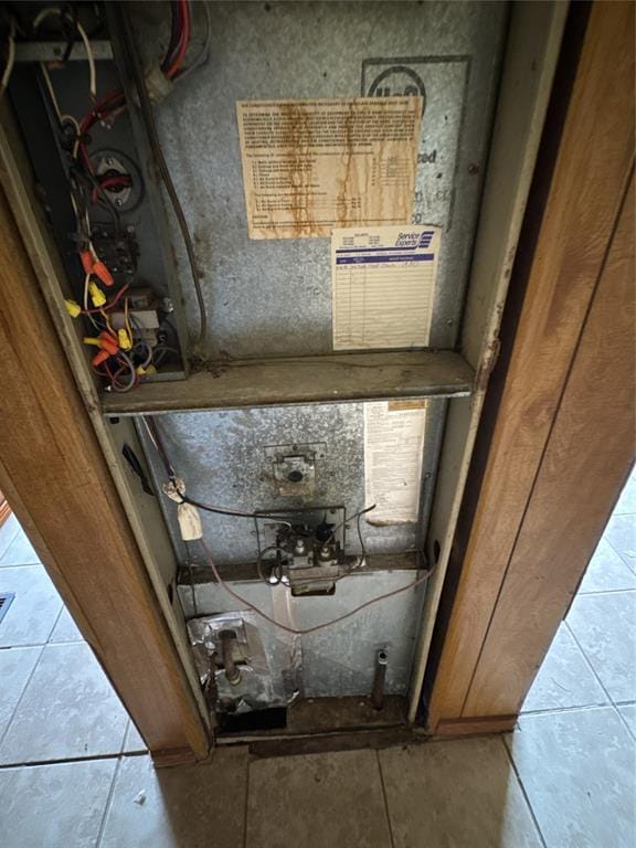 interior details with heating unit
