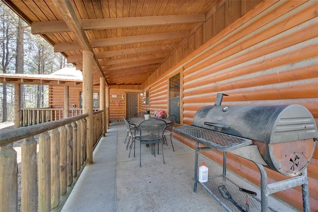 view of patio / terrace with outdoor dining area