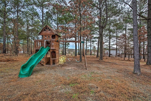 view of play area