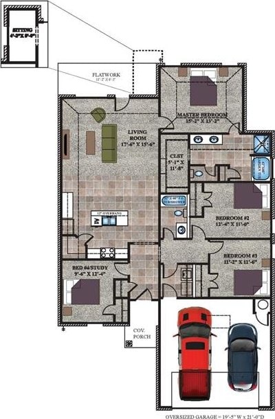 12100 Birch St, Yukon, OK 73099 - floor plan