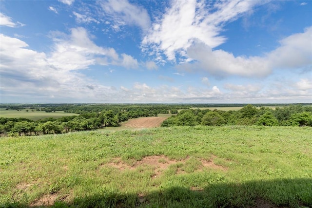 13403 NE 225th St, Fletcher, OK 73541 - view of yard featuring a view of countryside