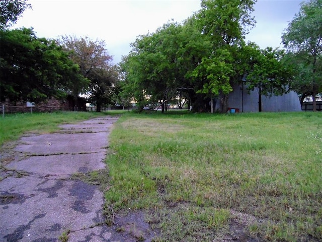 view of road