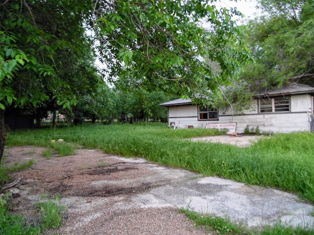 view of yard
