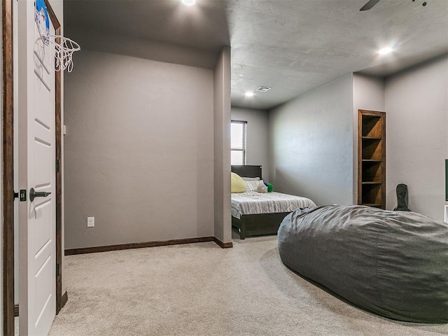 1808 Lago Dr, Moore, OK 73160 - bedroom with carpet and baseboards