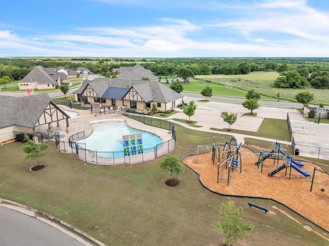 8332 Poplar Dr, Edmond, OK 73034 - view of swimming pool