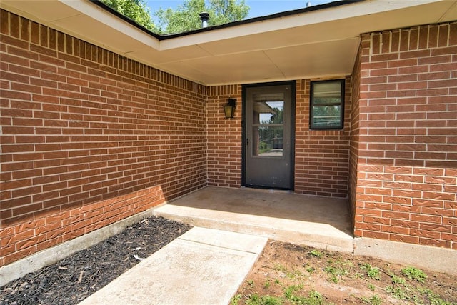 1208 Cathy Ln, Oklahoma City, OK 73110 - property entrance with brick siding